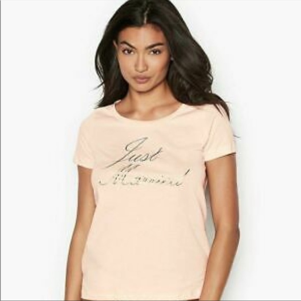 Victoria’s Secret light pink Just Married t-shirt size x-small